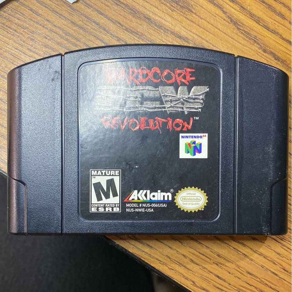 ECW Hardcore Revolution - Nintendo 64 (LOOSE) (Online Order Only)