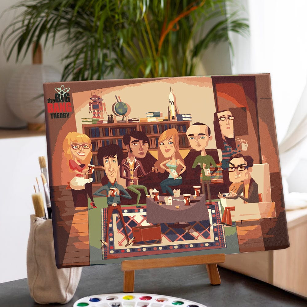 The Big Bang Theory - Paint By Numbers Kit (ONLINE ORDER ONLY)