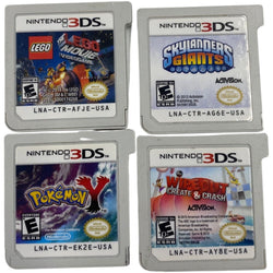 Nintendo 3DS Cosmo Black - Nintendo 3DS (4 Game Bundle) (Online Order Only)