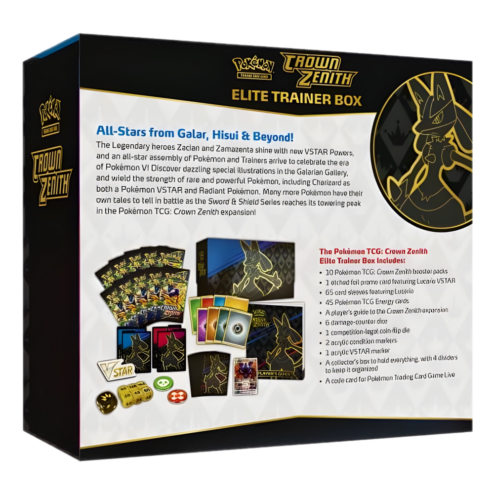 Pokemon Crown Zenith Elite Trainer Box (Online Order Only)