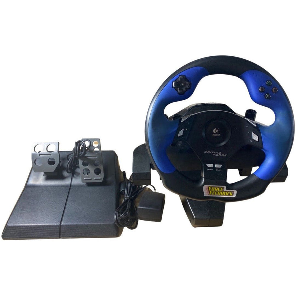 Logitech Driving Force - Force Feedback Wheel - PlayStation 2 (Online Order Only)