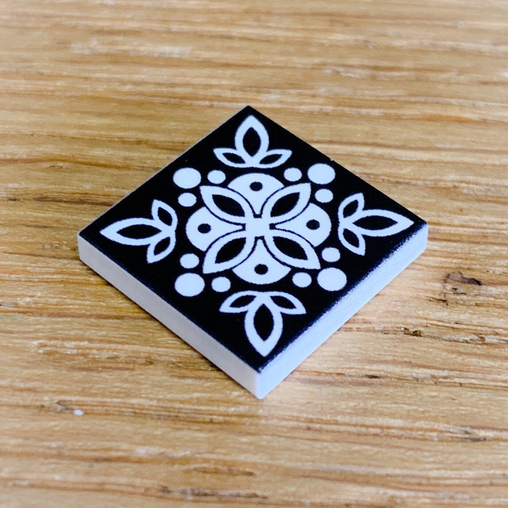 Turkish Kitchen Flooring / Wallpaper #2 made using LEGO part - Printed 2x2 Tile (Online Order Only)