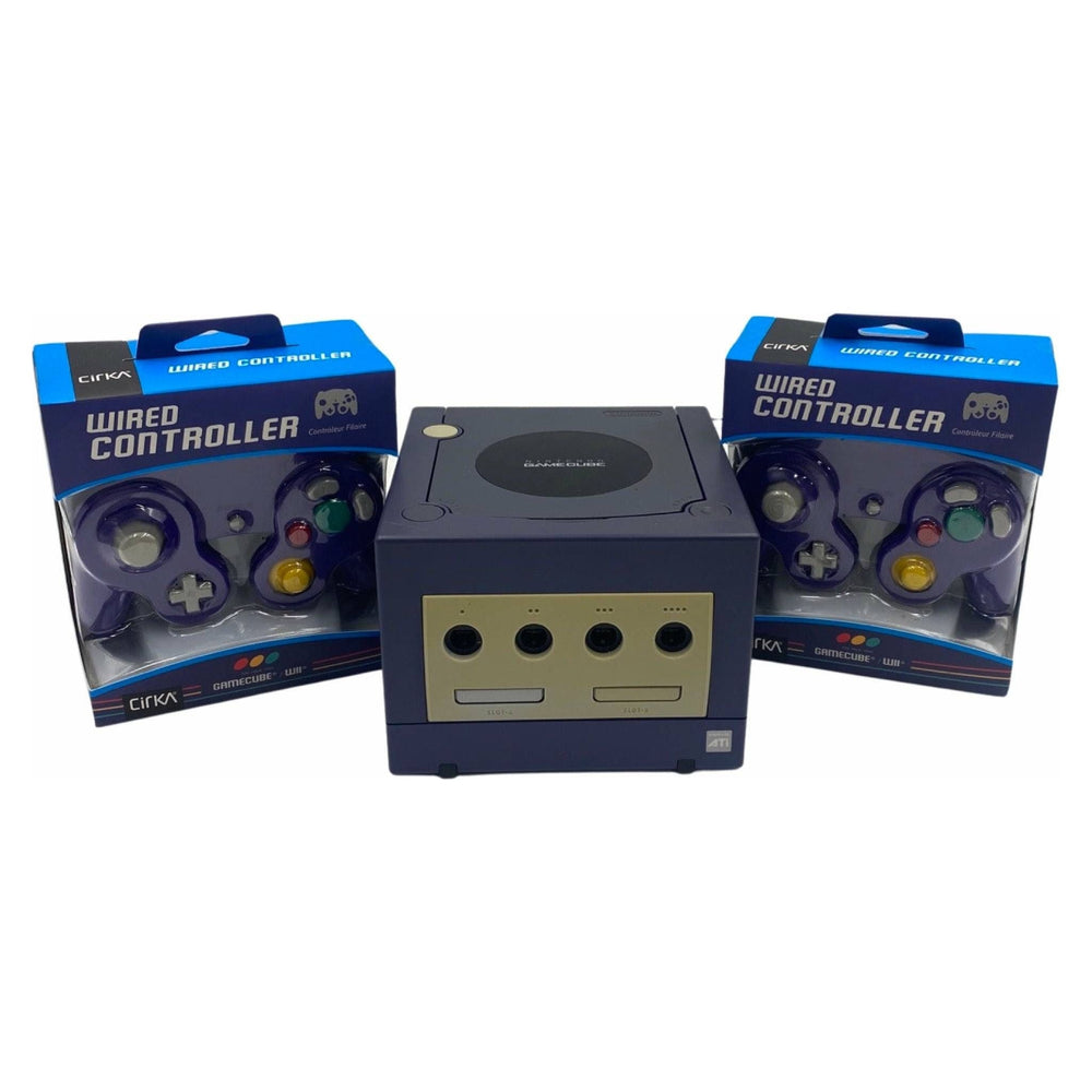 Indigo GameCube System (with 2 New Aftermarket Controllers) (Online Order Only)