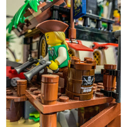 Custom Black Spiced Rum Barrel / Keg made using LEGO part - B3 Customs (Online Order Only)