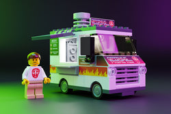 Optimus Prime Ribs - B3 Customs® Food Truck w/ Minifigure (Online Order Only)