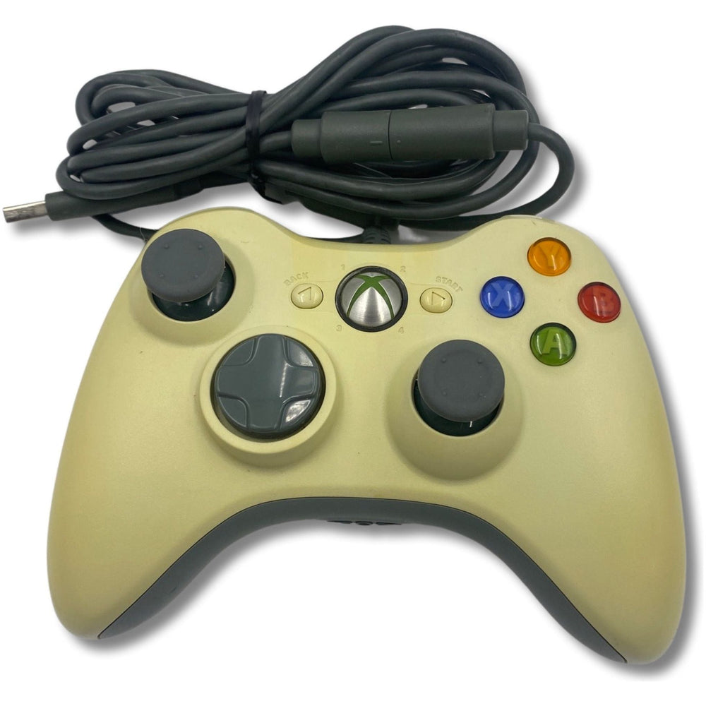 White Xbox 360 Wired Controller - Xbox 360 (Online Order Only)