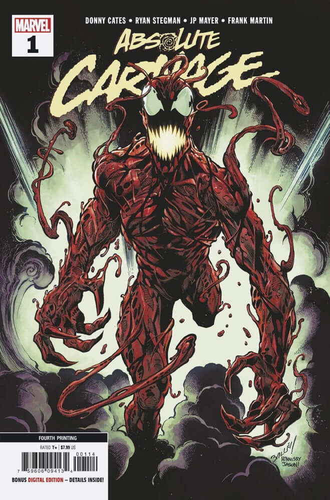 ABSOLUTE CARNAGE #1 (OF 4) 4th Print Mark Bagley Variant (09/25/2019) MARVEL (ONLINE ORDER ONLY)