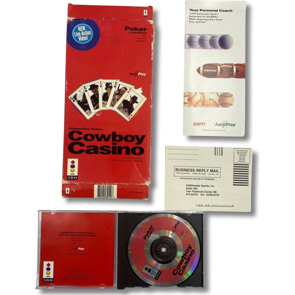 Cowboy Casino - Panasonic 3DO - (CIB) (Online Order Only)