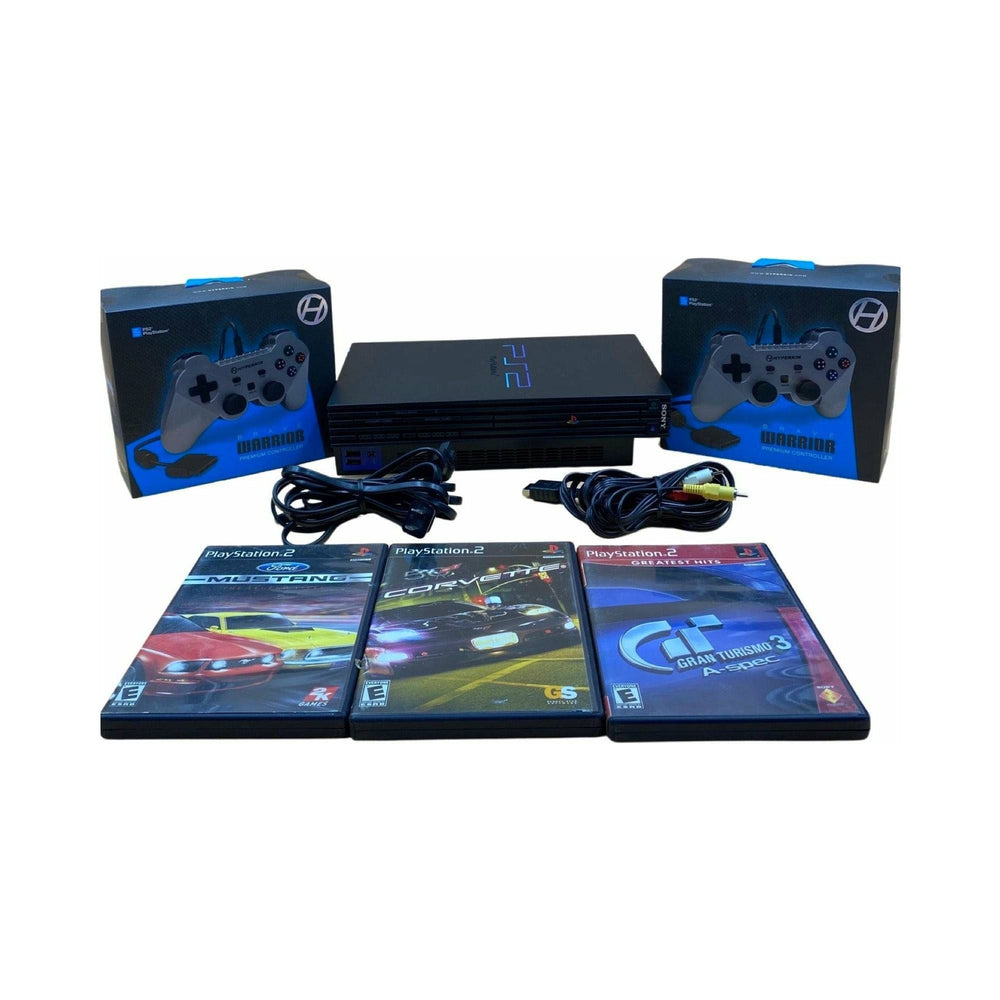 PlayStation 2 System (FAT) (Racing Game Bundle)- REFURBISHED (Online Order Only)