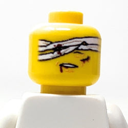 Bandaged Head - Custom LEGO Military Part (Online Order Only)