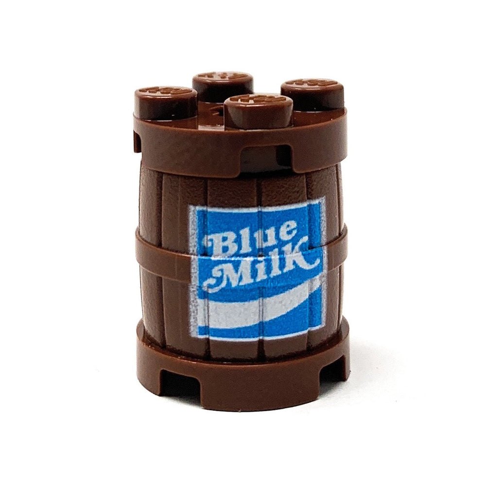 Blue Milk Barrel / Keg made from LEGO parts - B3 Customs (Online Order Only)