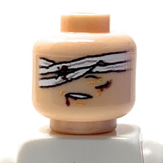 Bandaged Head - Custom LEGO Military Part (Online Order Only)