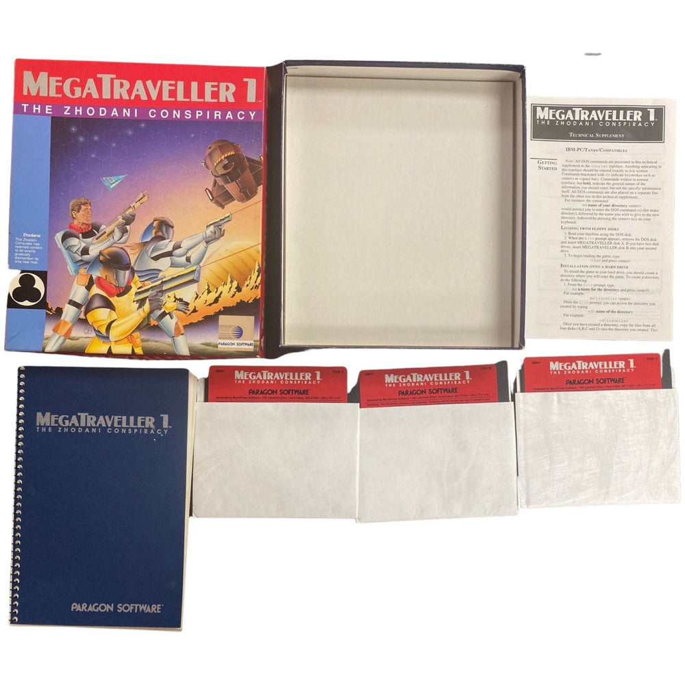 MegaTraveller 1 The Zhodani Conspiracy (Paragon Software) - IBM/PC (Online Order Only)