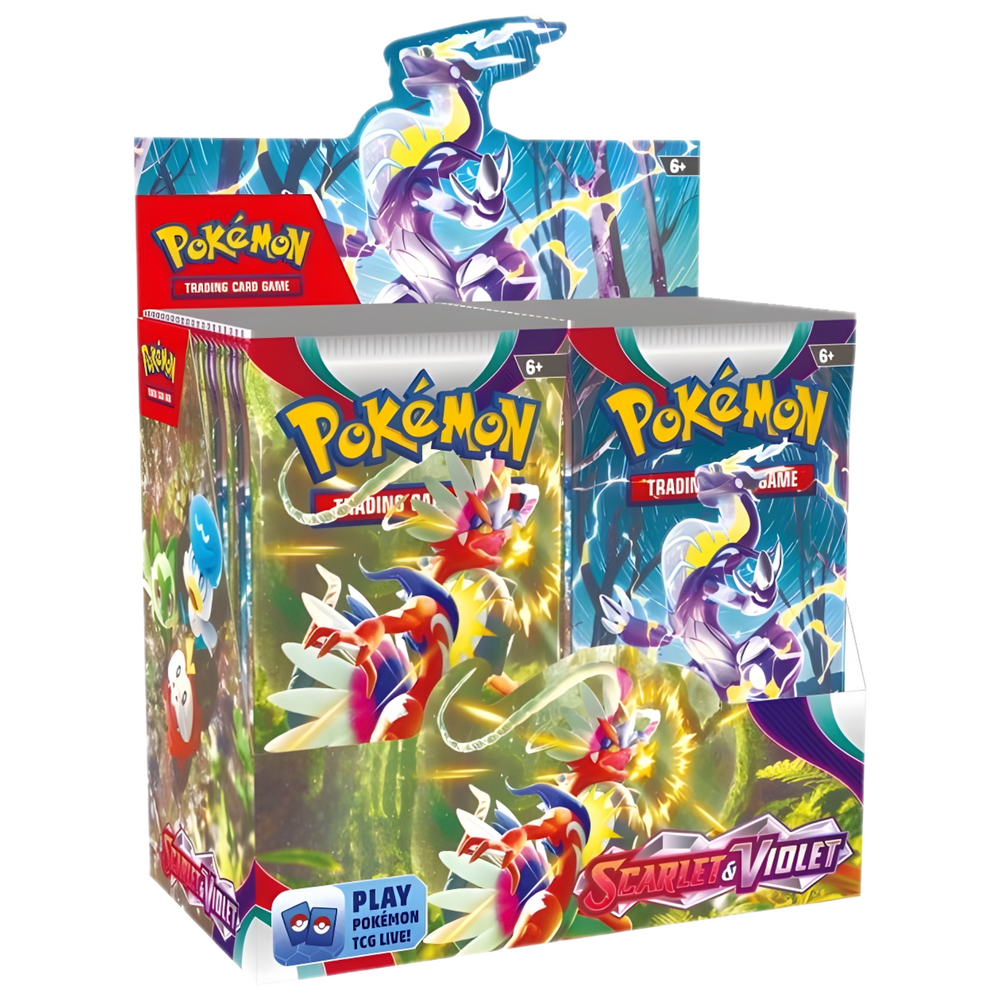 Pokemon TCG: Scarlet & Violet Booster Box - 36 Packs Per Box (Online Order Only)