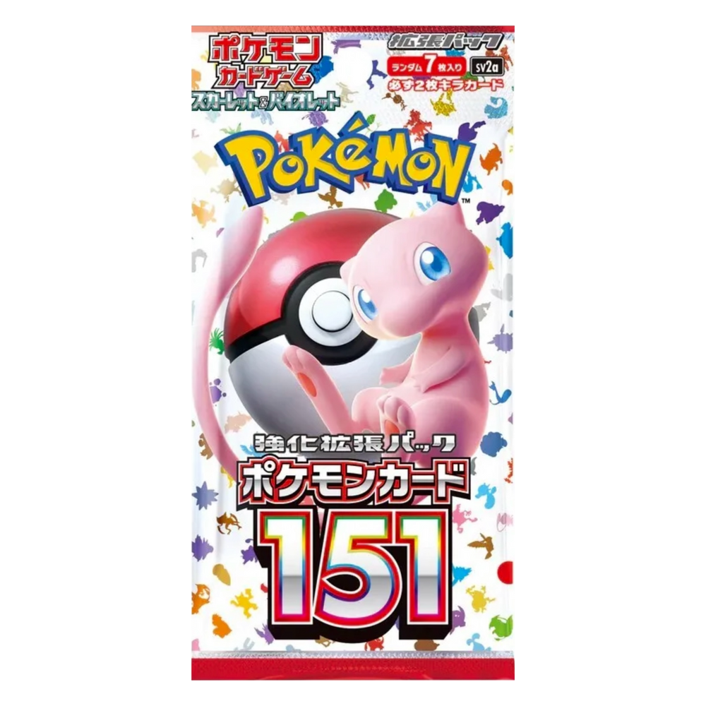 Pokemon TCG: Scarlet & Violet-151 Booster Pack JAPANESE [7 cards] (Online Order Only)
