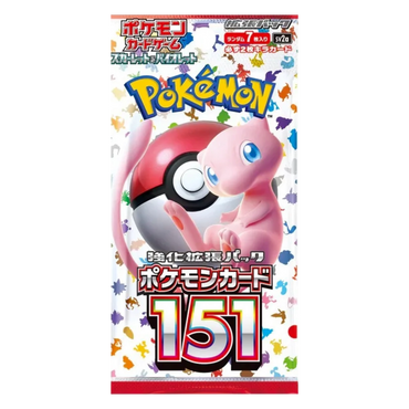 Pokemon TCG: Scarlet & Violet-151 Booster Pack JAPANESE [7 cards] (Online Order Only)