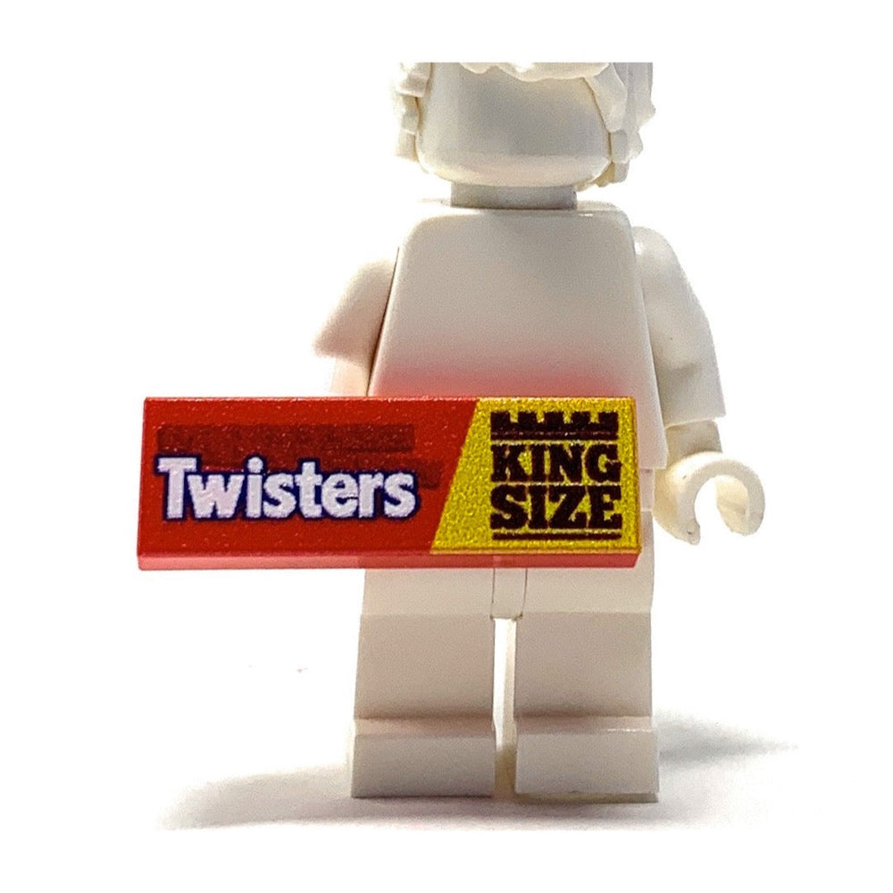 Twisters Candy (King Size) - Custom Printed 1x3 Tile made using LEGO part - B3 Customs (Online Order Only)