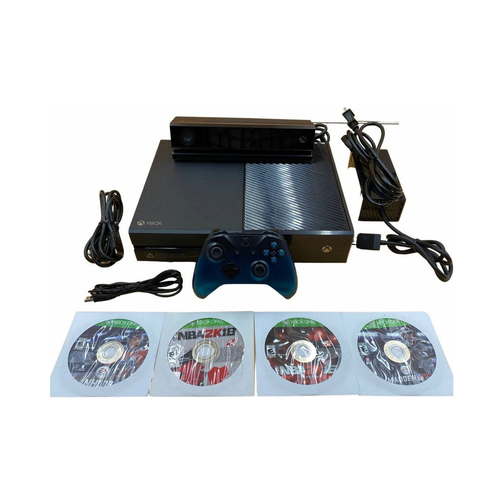Xbox One 500 GB Black Console With Kinect (4 Game Bundle) (Online Order Only)