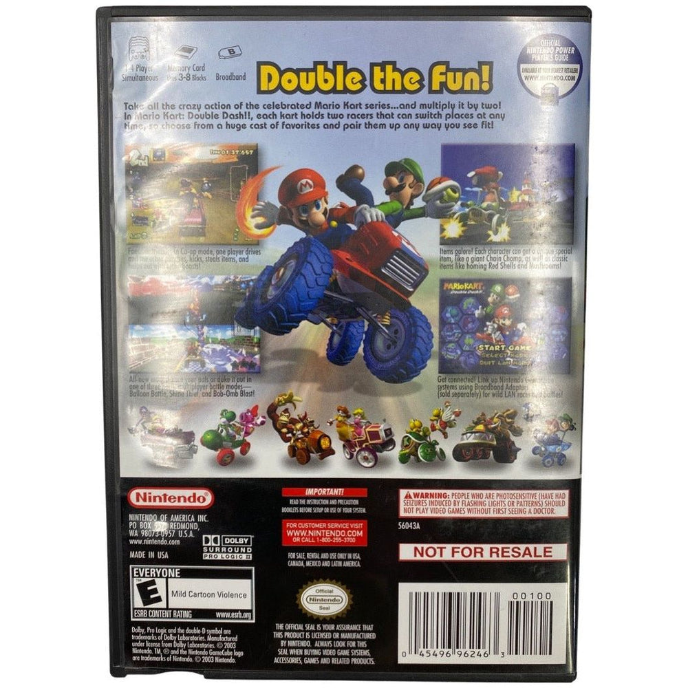 Mario Kart Double Dash [Not For Resale] - Nintendo GameCube (Online Order Only)