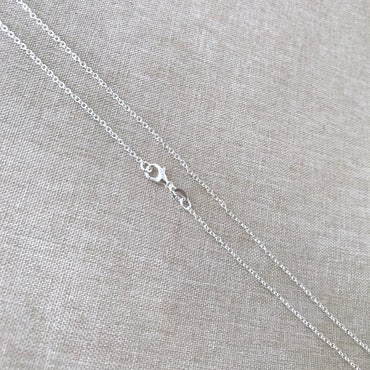 24" - 925 Sterling Silver Filled Necklace Chain - Dainty Fine - 24" - 24 Inch - Lobster Claw Clasp - .925 Stamped - Cable Chain (ONLINE ORDER ONLY)