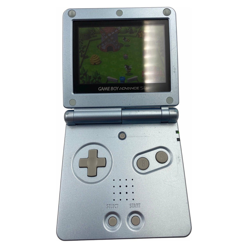 Pearl Blue GameBoy Advance SP [AGS-101] (Game Bundle) (Online Order Only)