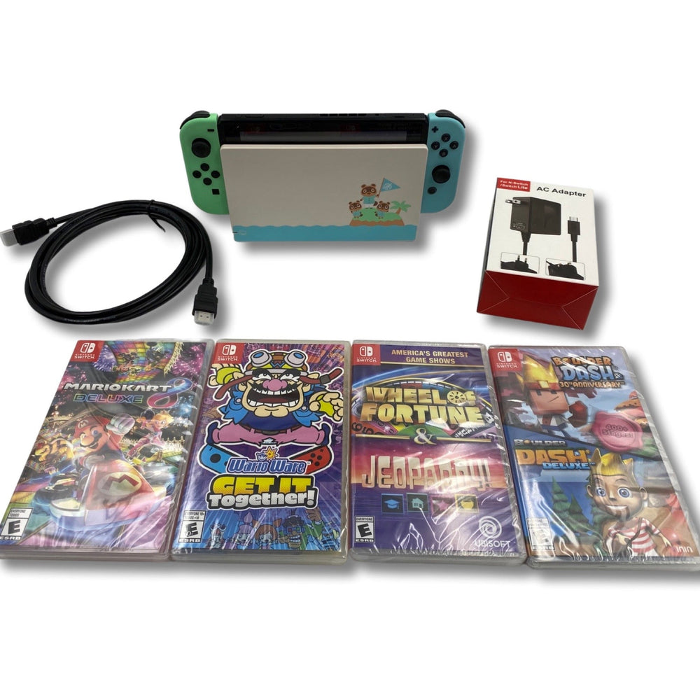 Nintendo Switch Animal Crossing: New Horizons Edition (4 Game Bundle) (Online Order Only)