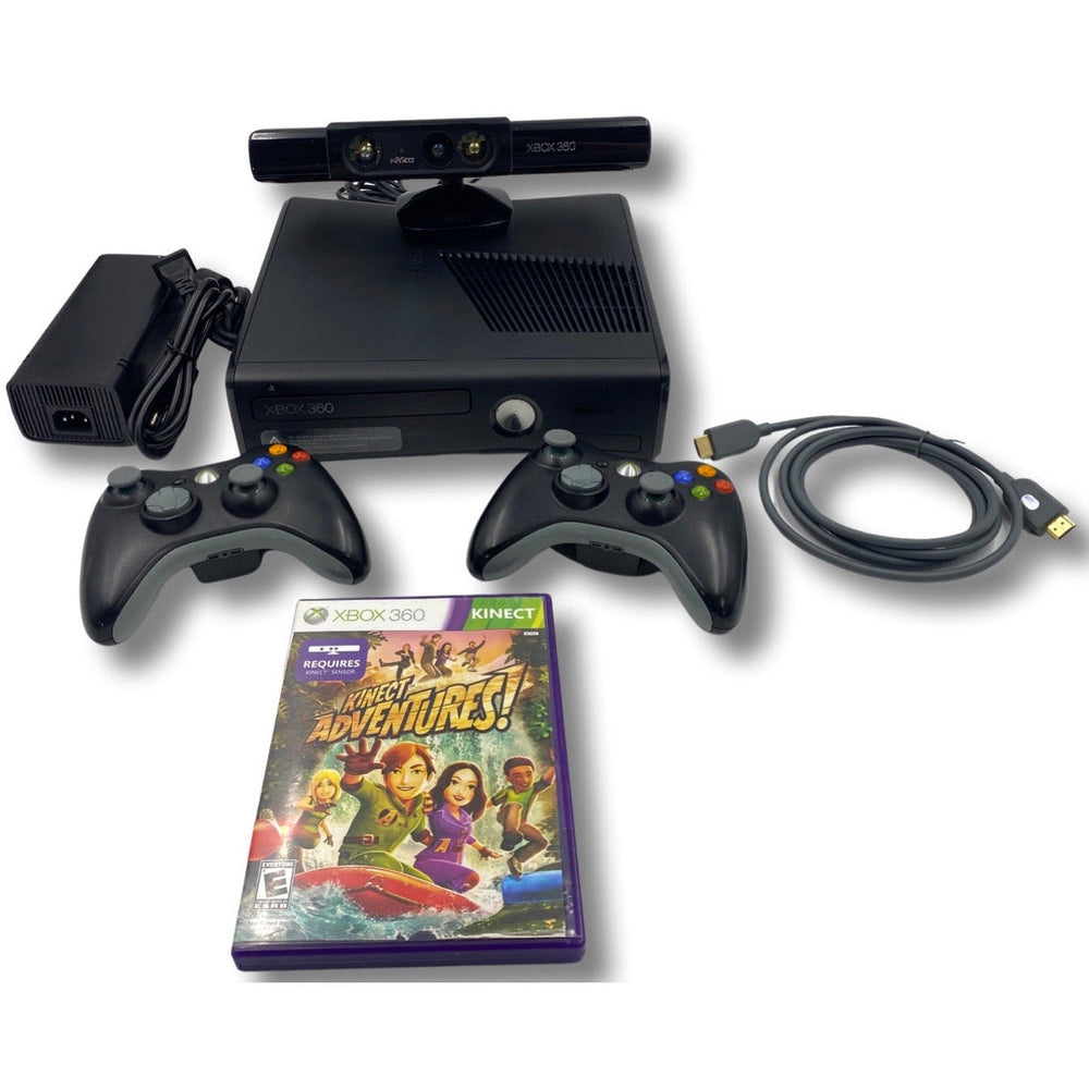 Xbox 360 Slim Console 4GB Kinect Bundle (REFURBISHED) (Online Order Only)