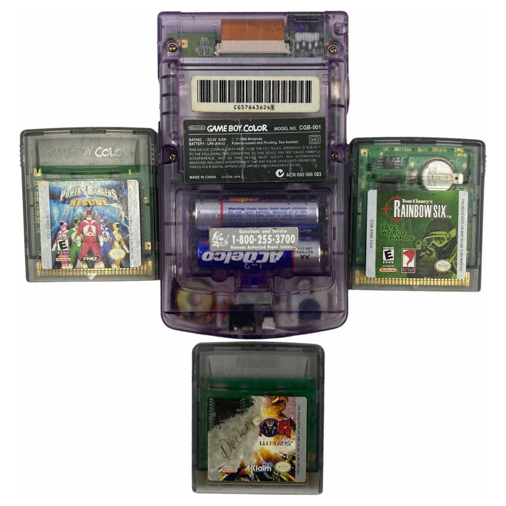 Game Boy Color Atomic Purple (3 Game Bundle) (Online Order Only)