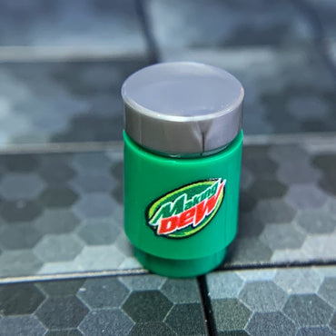 B3 Customs® Printed Making Dew Soda Can made using LEGO parts (Online Order Only)