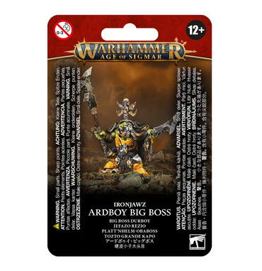 Age of Sigmar:  Orruk Warclans - Ardboy Big Boss (ONLINE ORDER ONLY)