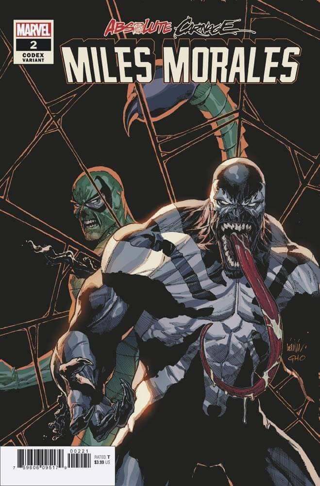 ABSOLUTE CARNAGE MILES MORALES #2 (OF 3) 1:25 Leinil Francis Yu CODEX Variant AC (09/25/2019) Marvel (ONLINE ORDER ONLY)