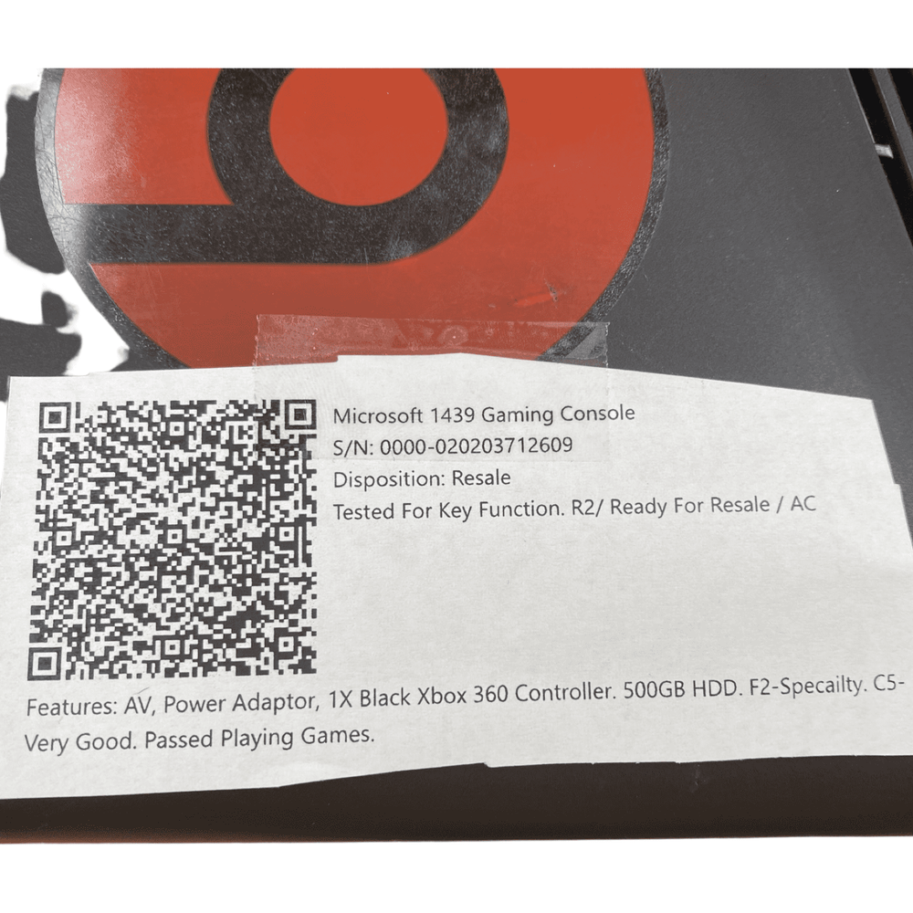 XBox 360 S Console (500GB) (Online Order Only)