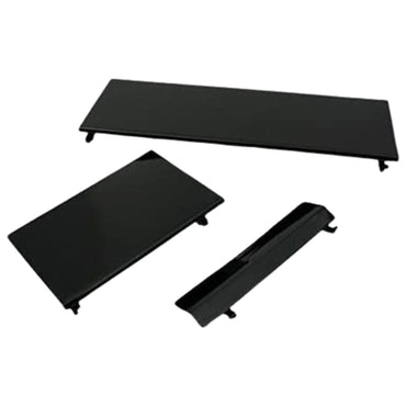 3 Piece Port Dust Covers Doors Compatible With Nintendo Wii (Black) (Online Order Only)