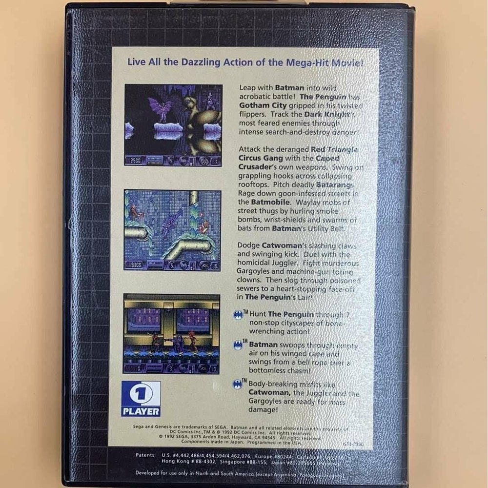 Batman Returns - Sega Genesis (Online Order Only)