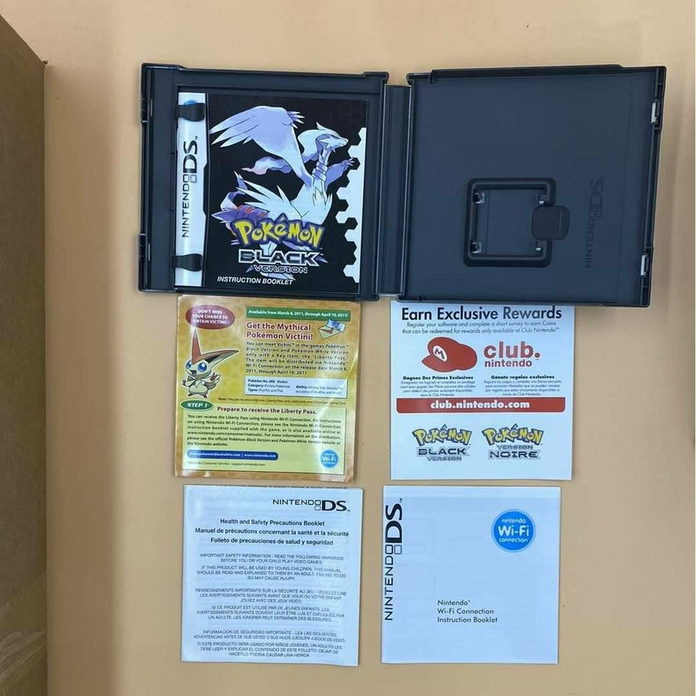 Pokemon Black - Nintendo DS - NO GAME (Online Order Only)