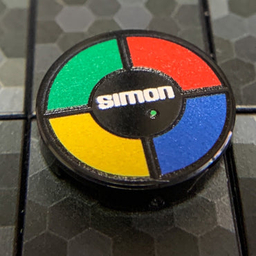 Simon - Custom Printed 2x2 Round Tile made using LEGO part (Online Order Only)