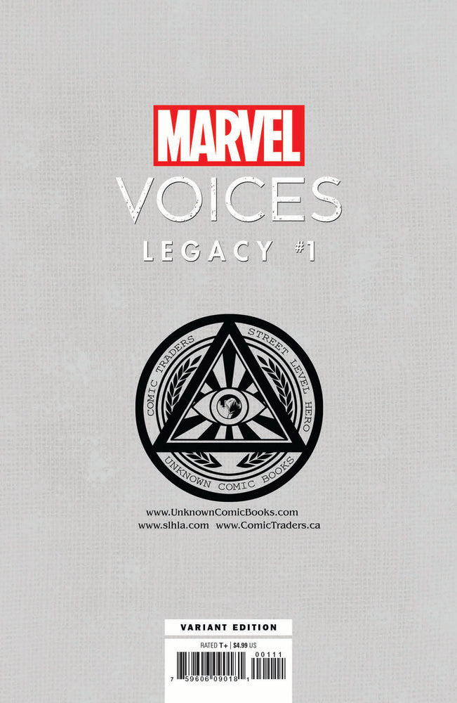 MARVELS VOICES LEGACY #1 UNKNOWN COMICS GABRIELE DELLOTTO EXCLUSIVE VAR (02/24/2021) (Online Only)