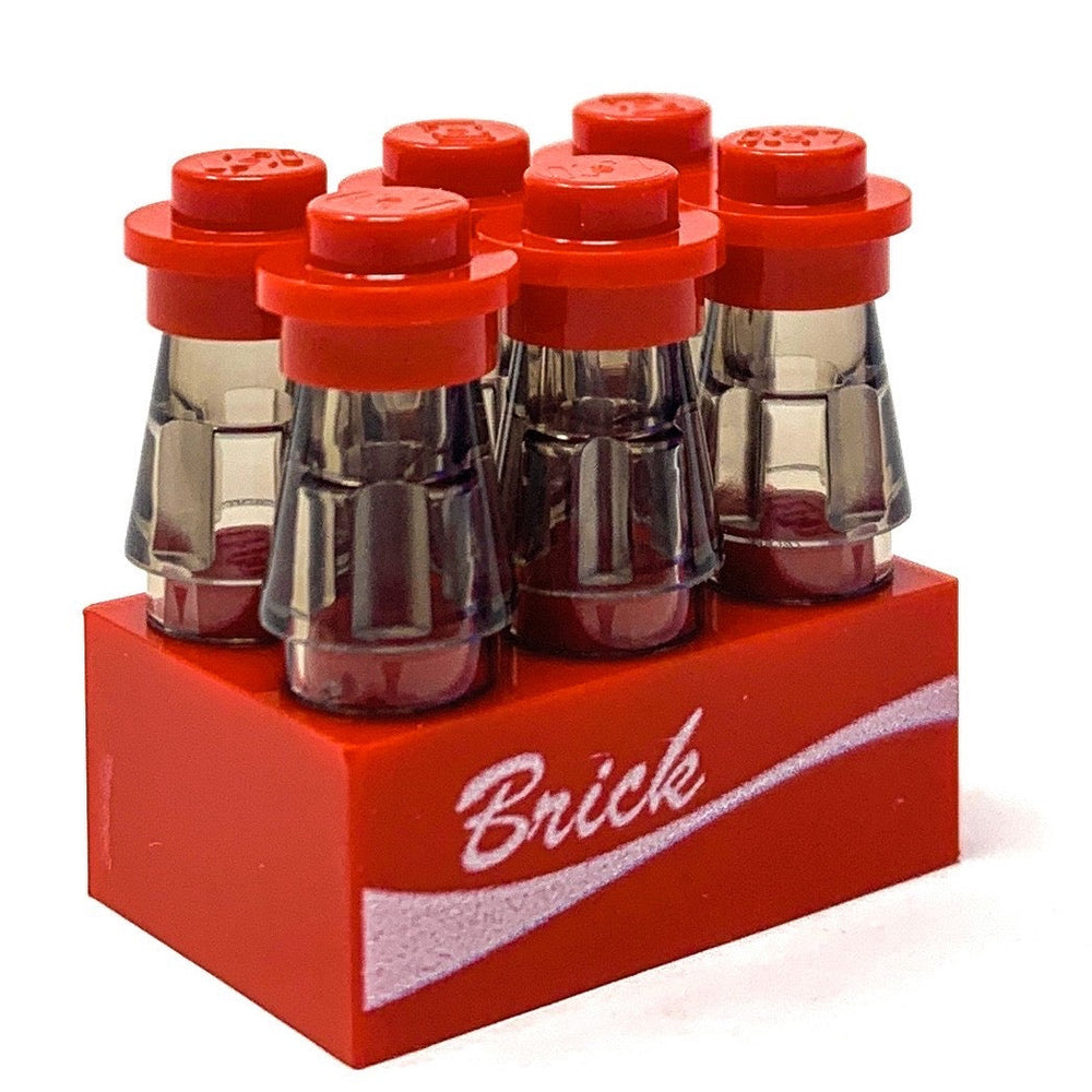 6-Pack of Brick Soda made using LEGO parts - B3 Customs (Online Order Only)