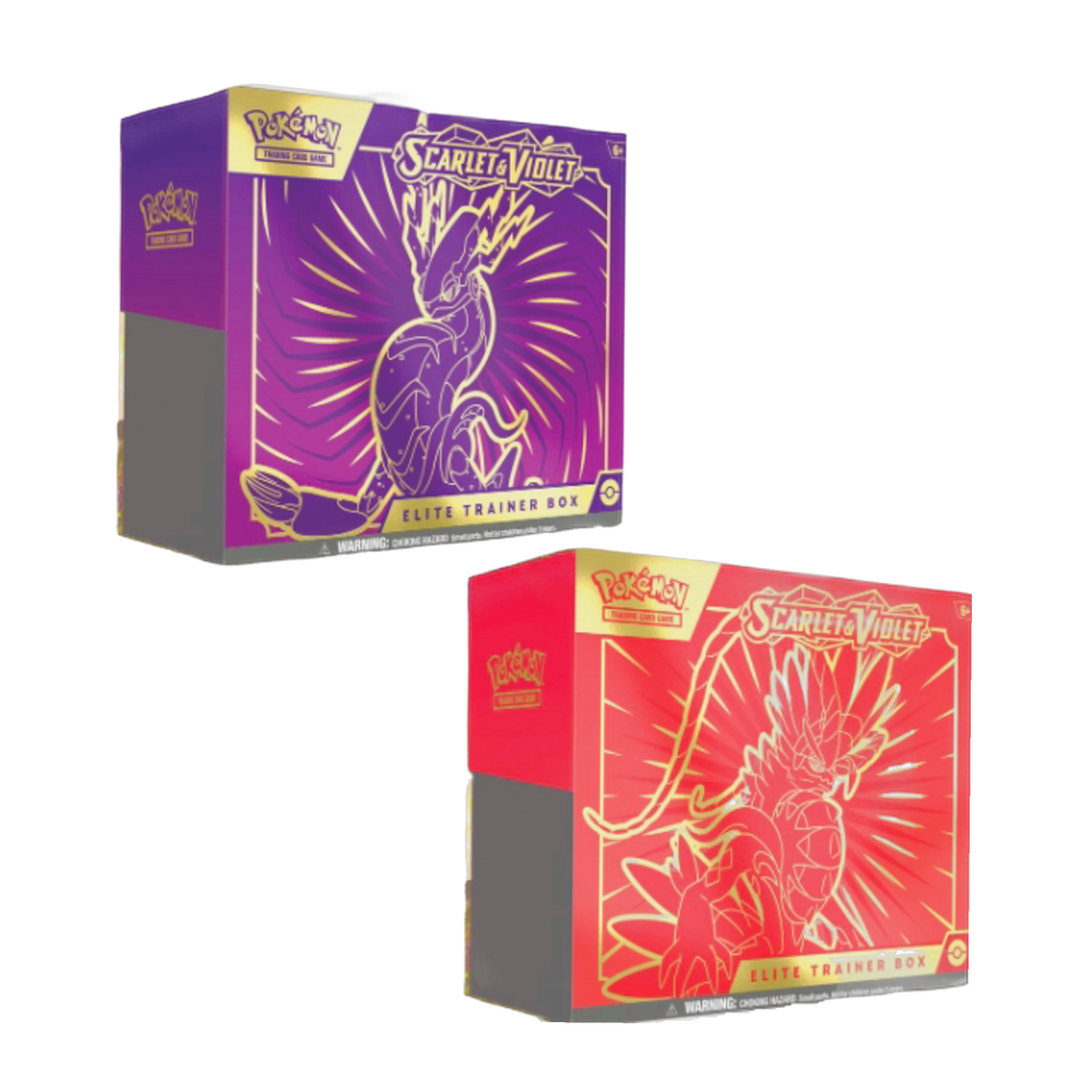 Scarlet & Violet Elite Trainer Box | Pokemon TCG | New (ONLINE ORDER ONLY)