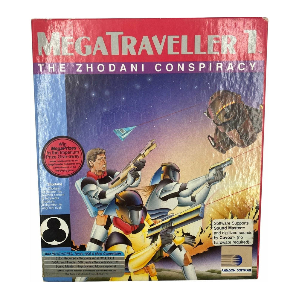 MegaTraveller 1 (The Zhodani Conspiracy) - IBM / PC (Online Order Only)