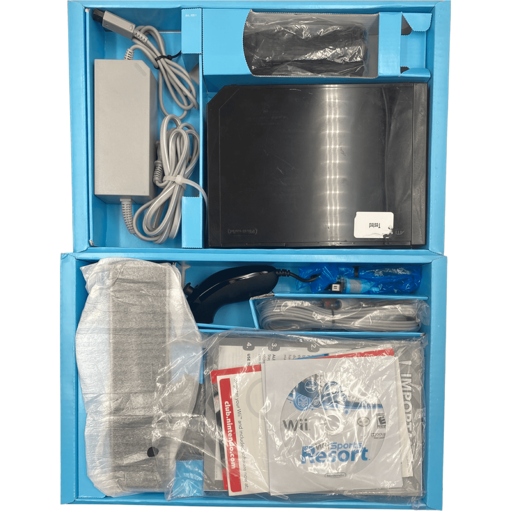 Black Nintendo Wii Console Wii Sports/Sports Resort Combo (Online Order Only)