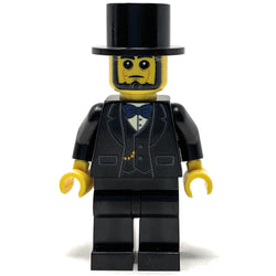 Abraham Lincoln US President Minifig made using LEGO parts - B3 Customs (Online Order Only)
