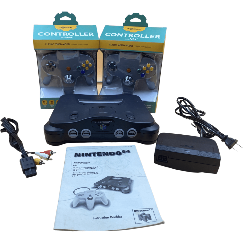 Nintendo 64 with Expansion Memory Pak & 2 Controllers (Online Order Only)
