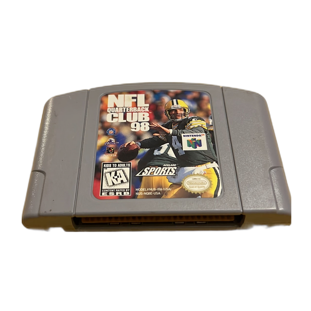 NFL QB Club ‘98 | N64 (ONLINE ORDER ONLY)