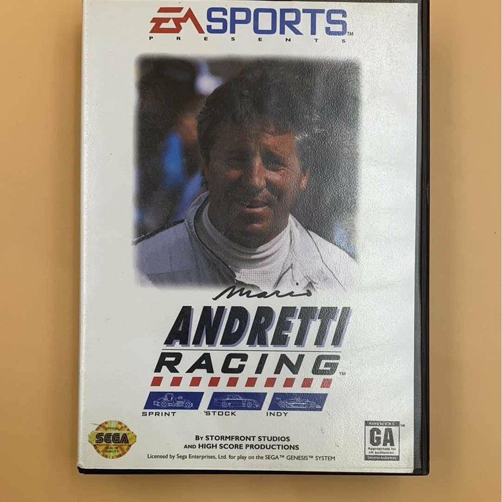 Mario Andretti Racing - Sega Genesis (No Manual) (Online Order Only)