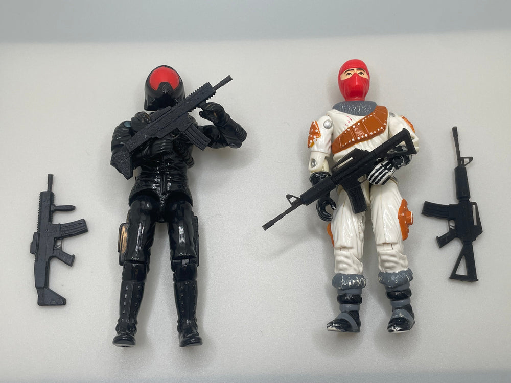 Vintage Hasbro GI Joe Rifle Gun Lot Set 4x 3.75” Action Figure Custom 1:18 (ONLINE ORDER ONLY)
