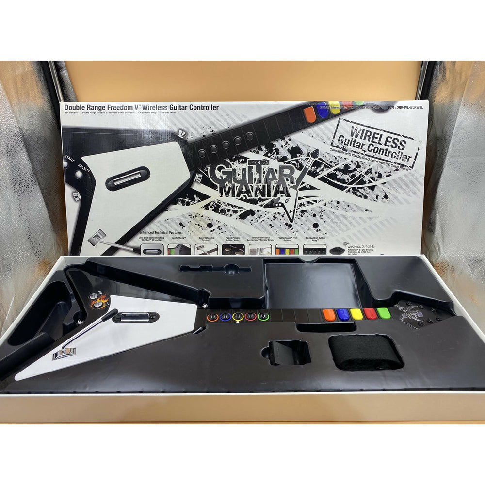 Double Range Freedom V Wireless Guitar Controller Guitar Mania - PS2 (Online Order Only)
