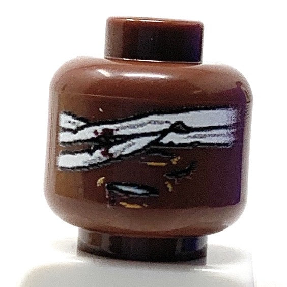 Bandaged Head - Custom LEGO Military Part (Online Order Only)