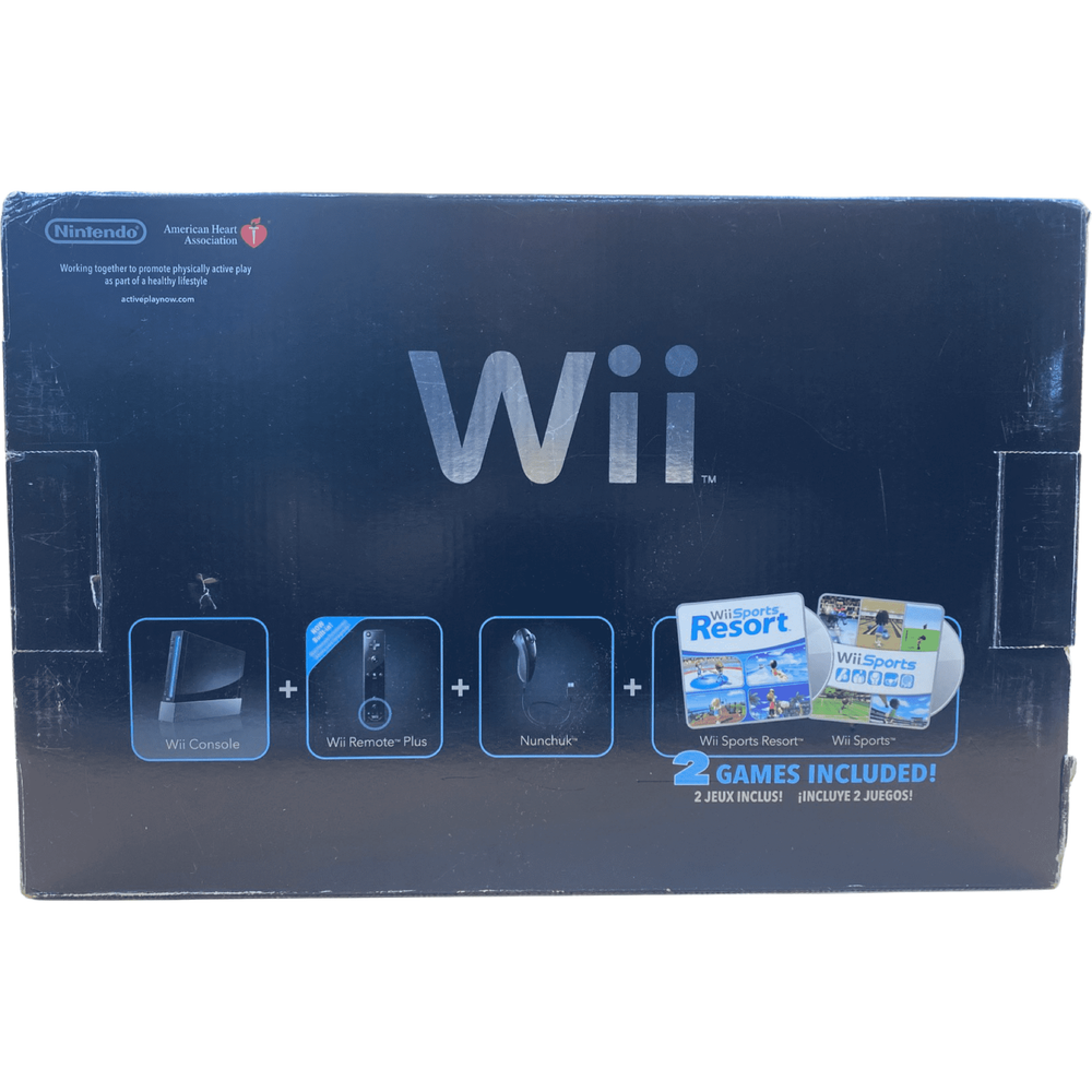 Black Nintendo Wii Console Wii Sports/Sports Resort Combo (Online Order Only)
