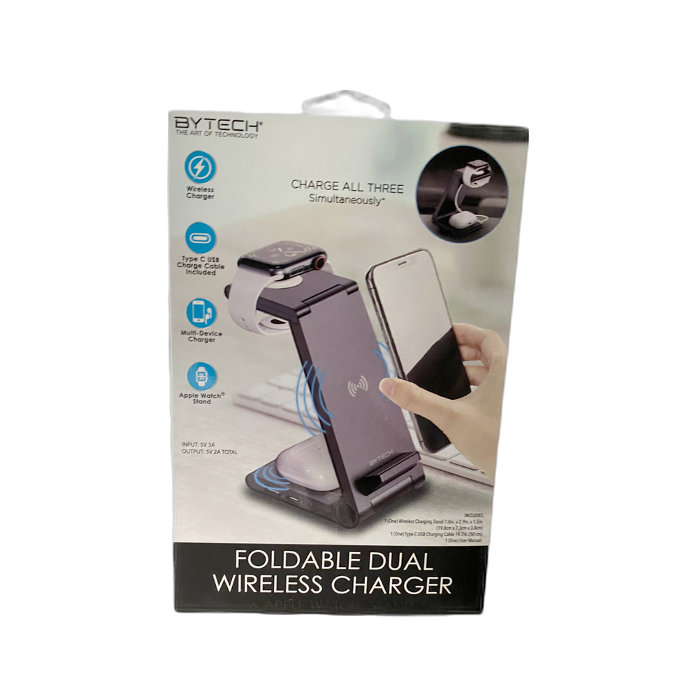 Foldable Dual Wireless Charger from Bytech (ONLINE ORDER ONLY)